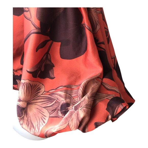 ASOS Sexy Puff Sleeve Deep V-Neck Corset Bodice Crop Top Open Back Sz‎ 10 - Picture 5 of 14